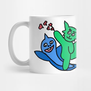 Pew Pew Kitty Color Mug